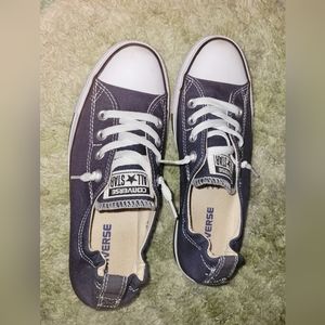Converse size 8. Womens.  Navy blue